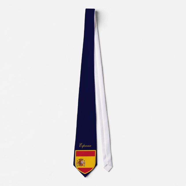 Beautiful Spain Flag Tie (Front)