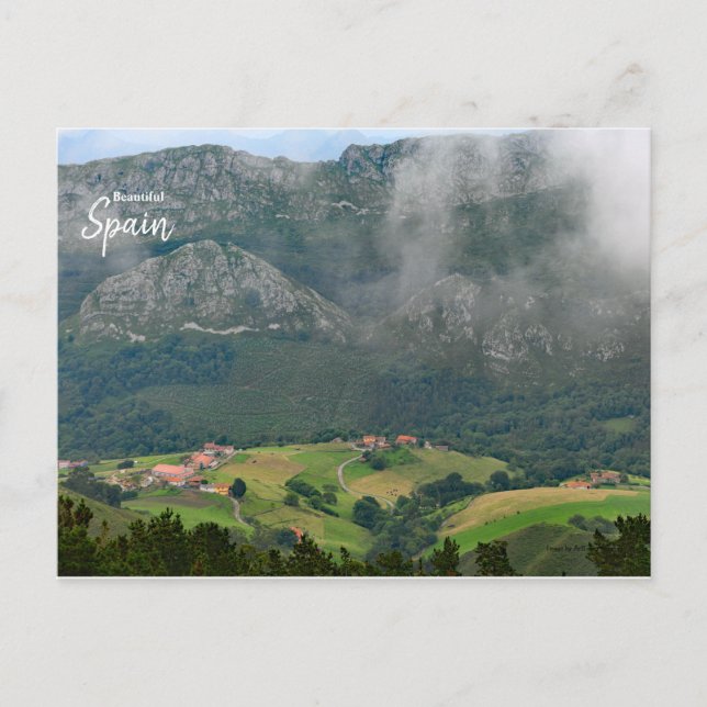 Beautiful Spain Postcard (Front)