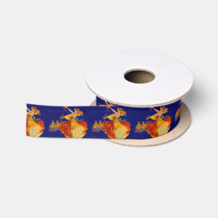 beautiful Spanish dancer Satin Ribbon
