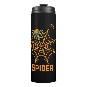 Beautiful Spider Web Thermal Tumbler