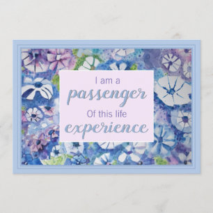Beautiful Spiritual Practice Affirmation Card