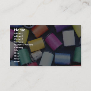 Beautiful Spools of thread Business Card