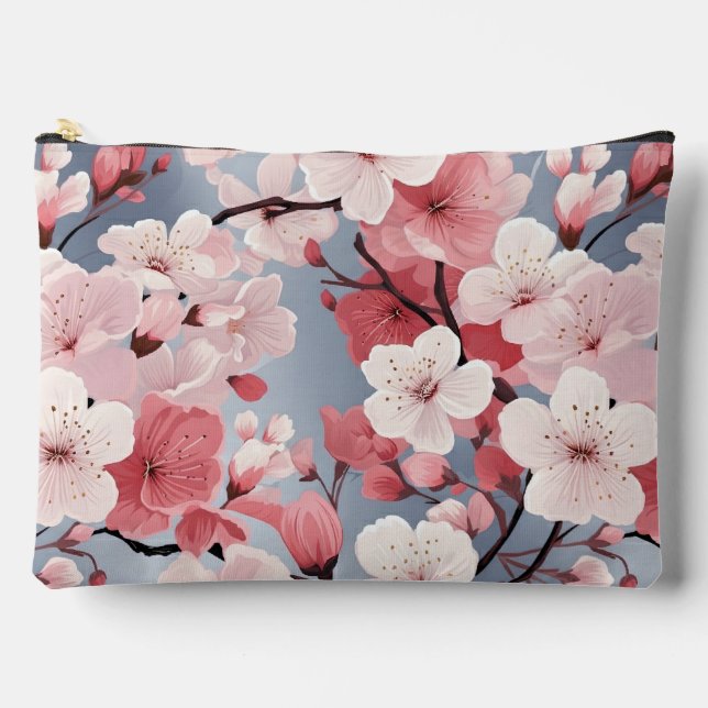 Beautiful Spring Blossom Branches Accessory Pouch (Front)