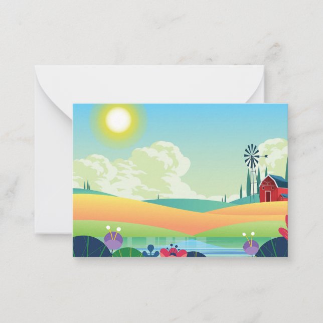 Beautiful spring card (Front)