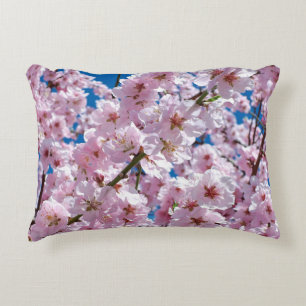 Beautiful Spring Cherry Blossoms Accent Pillow