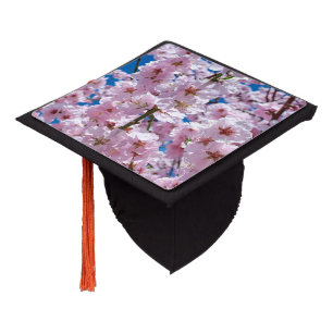 Beautiful Spring Cherry Blossoms Graduation Cap Topper
