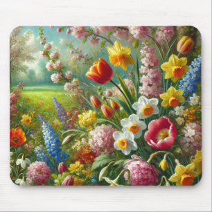 Beautiful Spring Flowers  Mouse Pad