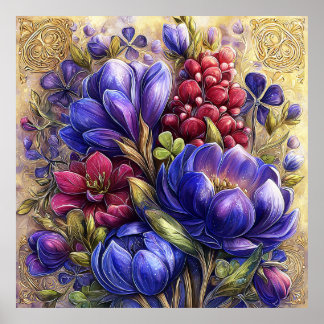Beautiful Spring Flowers Wall Art 18
