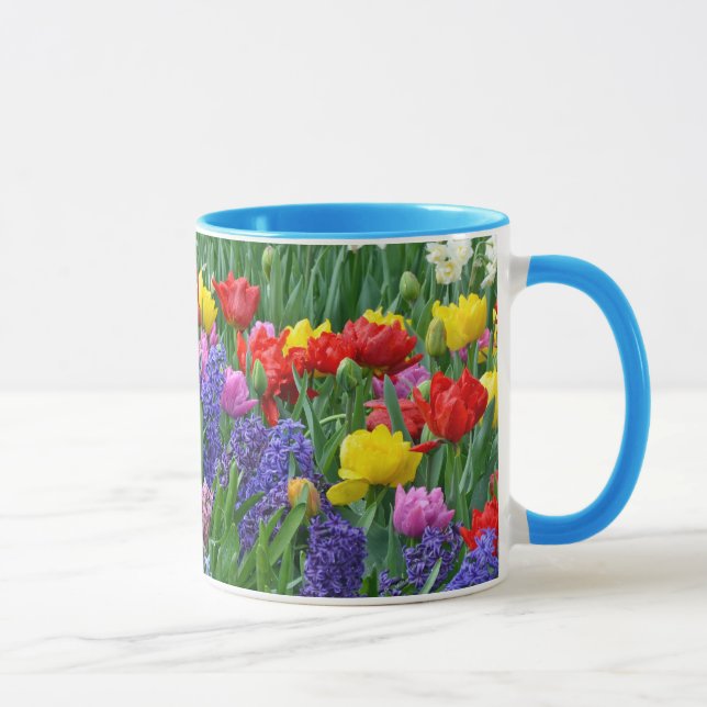 Beautiful spring garden mug (Right)