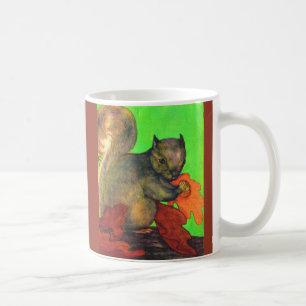 beautiful squirrel coffee mug