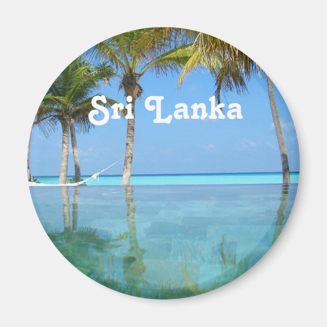 Beautiful Sri Lanka Magnet (Front)