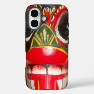 Beautiful Sri Lankan Traditional Fire Mask Art iPhone 16 Case