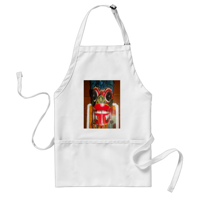 Beautiful Sri Lankan Traditional Fire Mask Art   Standard Apron (Front)