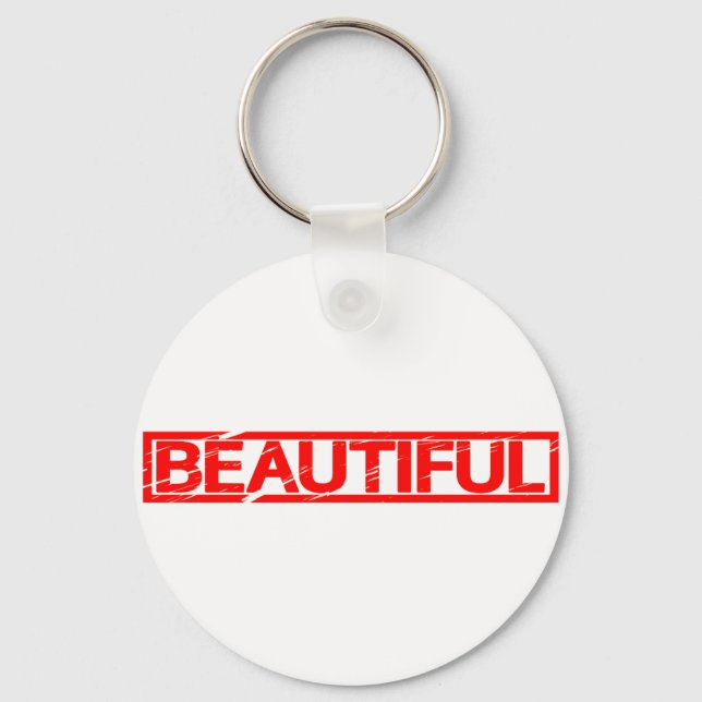 Beautiful Stamp Keychain (Front)