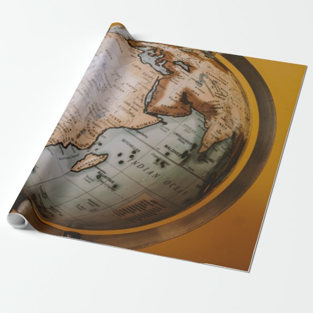 Beautiful Stars Wrapping Paper (Unrolled)