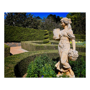 Beautiful statue in Queens Park Toowoomba Poster