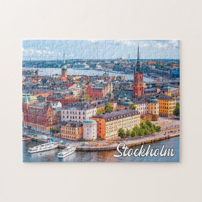 Beautiful Stockholm, Sweden Jigsaw Puzzle (Horizontal)
