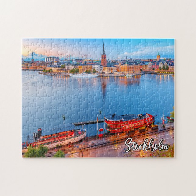 Beautiful Stockholm, Sweden Jigsaw Puzzle (Horizontal)