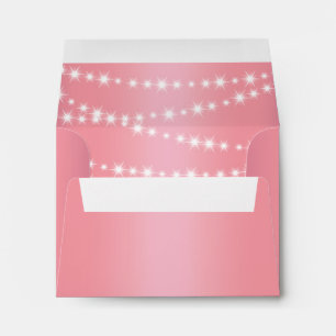 Beautiful String Lights RSVP Envelope