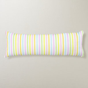 Beautiful Stripes in Pastel Colours Body Pillow