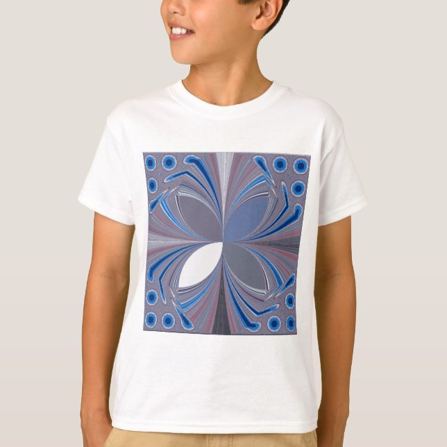 Beautiful stunning  Butterfly soft blue colours Ar T-Shirt (Front)