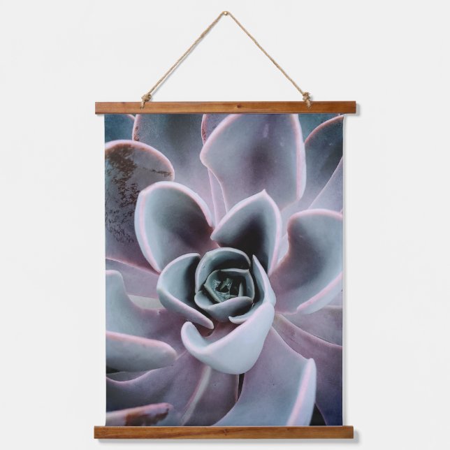 Beautiful Succulent Plant Nature Photography  Hanging Tapestry (Front)