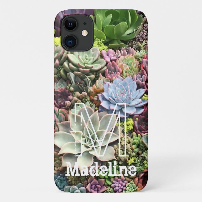 Beautiful Succulents Case-Mate iPhone Case (Back)