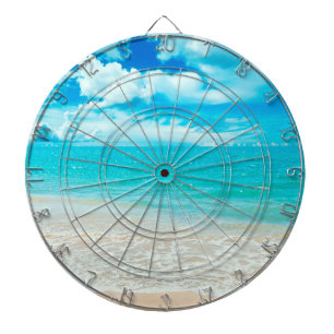 Beautiful Summer Beach Dartboard