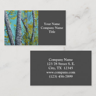 Beautiful Summer Birch Business Card