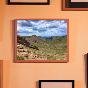 Beautiful Summer Morning Above Tree Line Photo Print