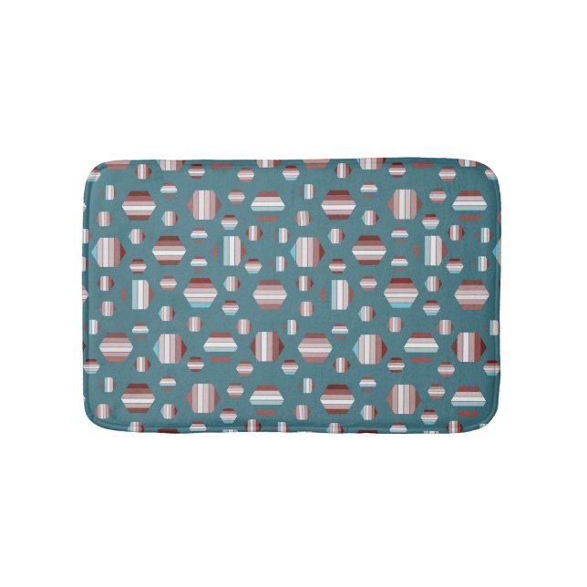 Beautiful Summer Pattern Bath Mat (Front)