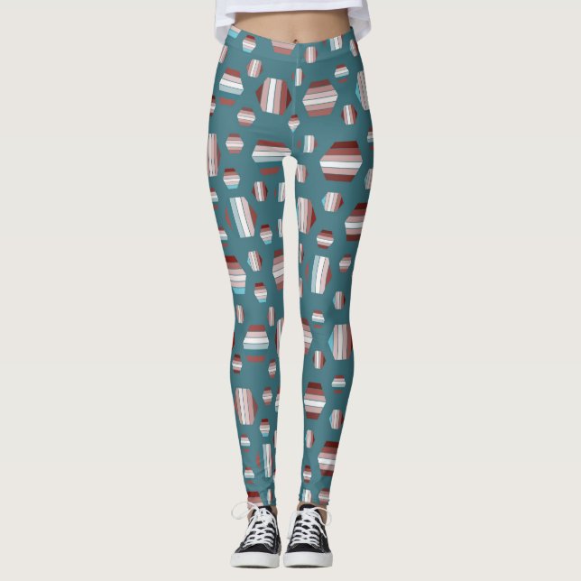 Beautiful Summer Pattern Leggings (Front)