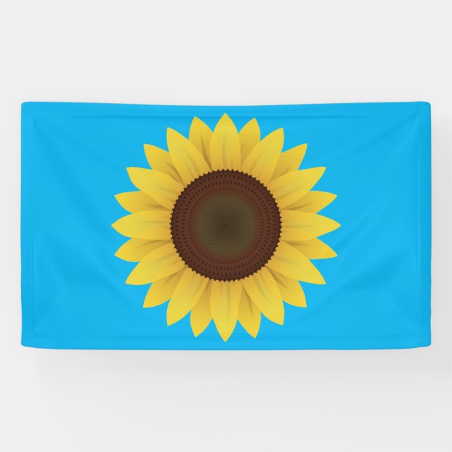 Beautiful Summer Sunflower Banner (Horizontal)