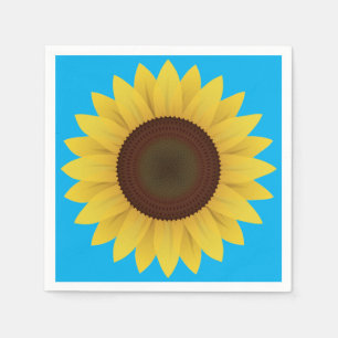 Beautiful Summer Sunflower Napkin