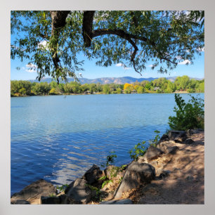 Beautiful Summer's Day City Park Fort Collins CO  Poster