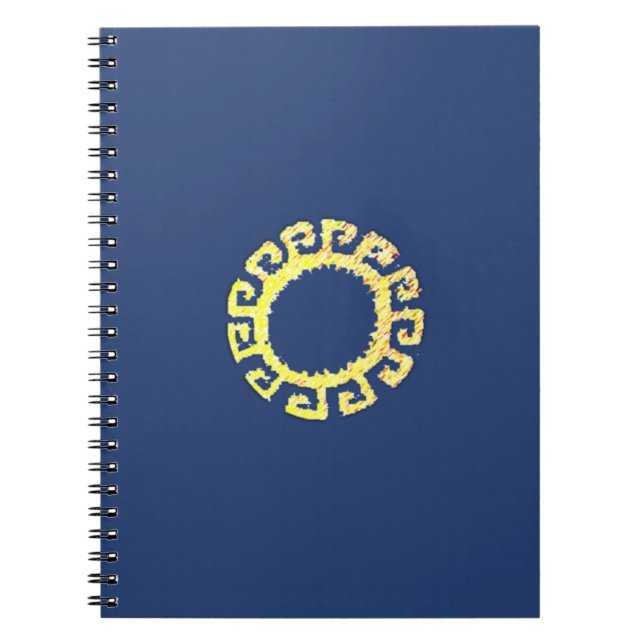Beautiful Sun drawing Notebook (Front)