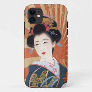 Beautiful Sun Rays Japanese Geisha iphone5 case