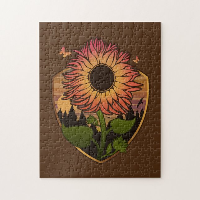Beautiful Sunflower Jigsaw Puzzle (Vertical)