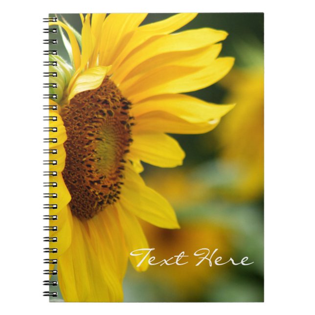 Beautiful Sunflower Notebook (Front)