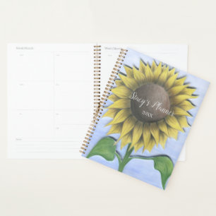 Beautiful Sunflower Planner