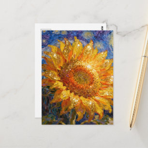 Beautiful Sunflower Postcard