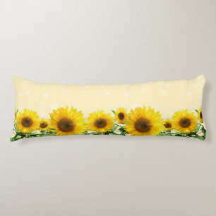 Beautiful Sunflowers Body Pillow
