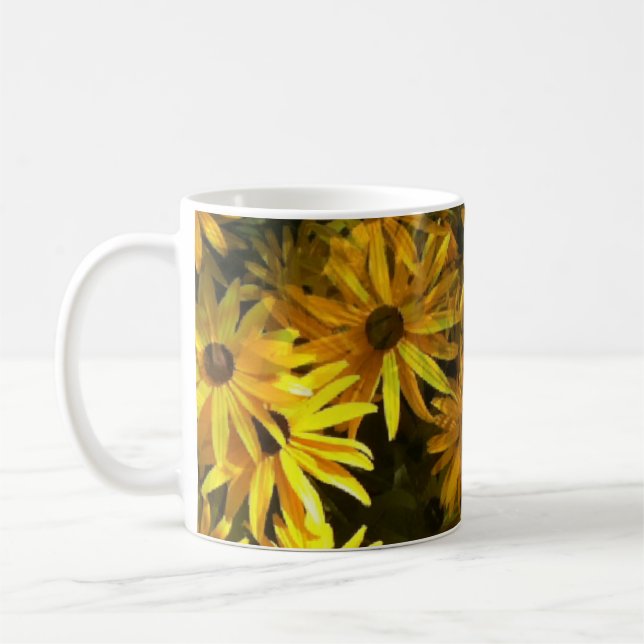 Beautiful Sunflowers Coffee Mug (Left)