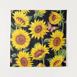 Beautiful Sunflowers pattern Tapestry