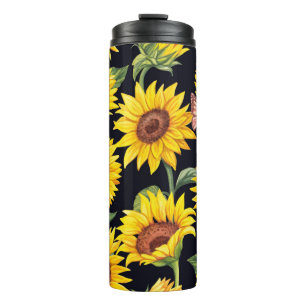 Beautiful Sunflowers pattern Thermal Tumbler