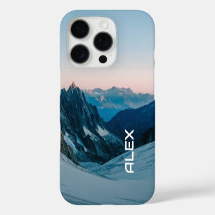 Beautiful Sunrise in a Mountain Range iPhone 16 Pro Case