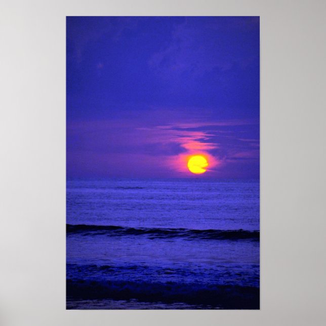 Beautiful Sunset: Bali, Indonesia Poster (Front)