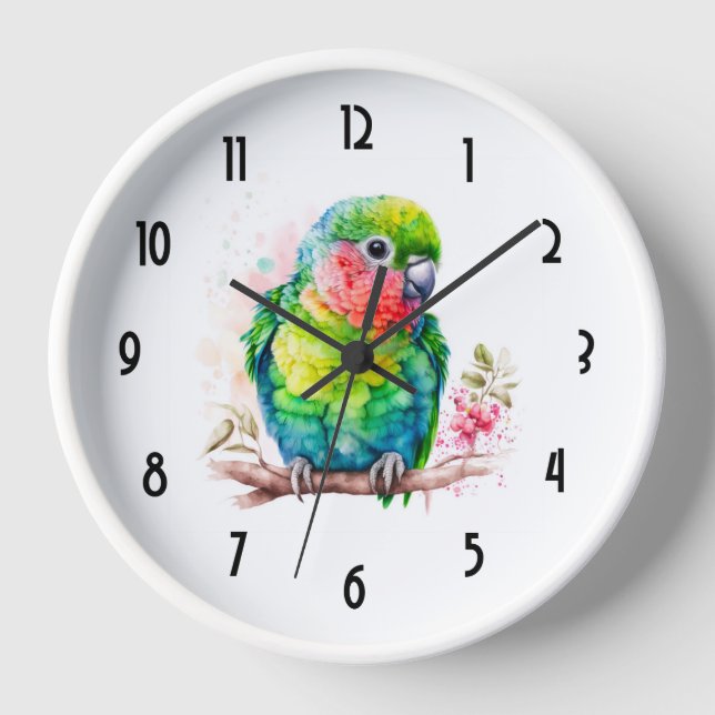 Beautiful Sunset Coastal Photograph Clock (Front)