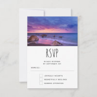 Beautiful Sunset Coastal Photograph Wedding
