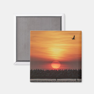 Beautiful Sunset Colors - Marina Del Rey, CA Magnet